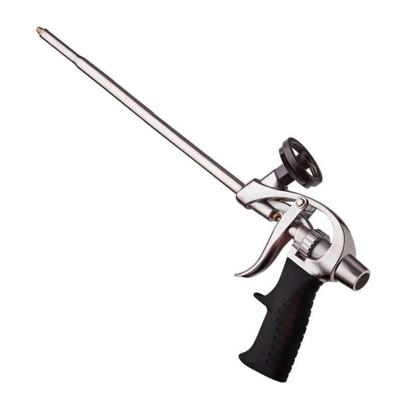 Professional Foam Gun – 24" High Precision Applicator with Durable Metal Body & Extension Nozzles | Professional Grade Tool for Expanding Insulation Foam | 1 Pack